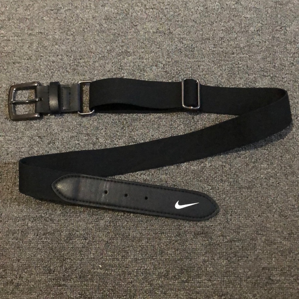Nike Adjustable Black Stretchy Belt Unisex O/S